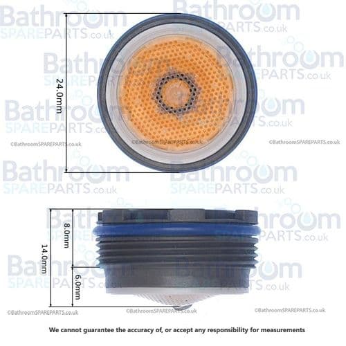 Neoperl Orange M24 STD Cache 40.6251.010