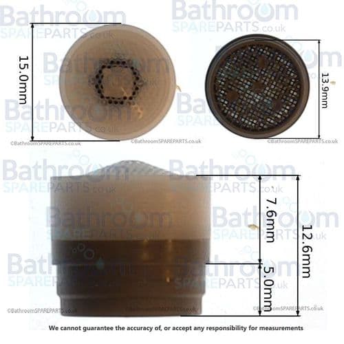 Neoperl Perlator HC Laminar TT White Insert 44.2100.000