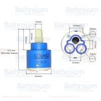 Newform D-rect 61423 Kitchen Tap Cartridge 14720