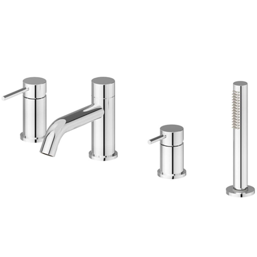 Newform XT Deck Mounted Mixer Spout With Diverter & Complete Hand ...