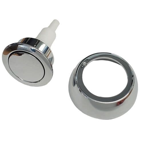 Oli Deco Normal Chrome Toilet Push Button OL0557461