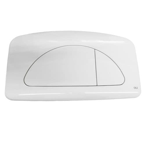 Oli Dual Contro Flush Plate White OL0627001
