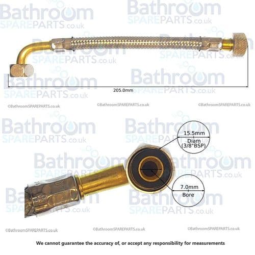 Oli Flexible Hose 3/8"X3/8" OL0033424