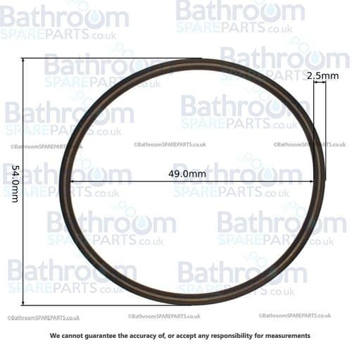 Oli  Flush valve Basket O ring Valve Guide Seal 883224