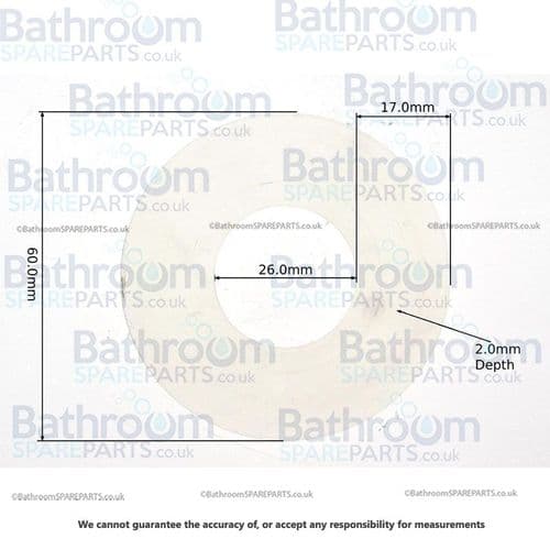 Oli Flush Valve Washer ( Pack Of 5) 883226