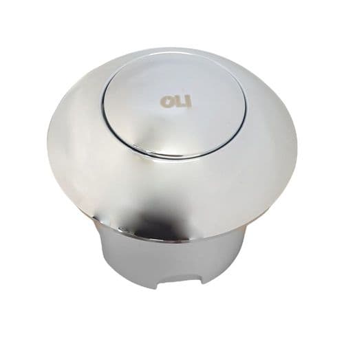 Oli In Wall Pneumatic Push Button Polished Chrome OL0605004