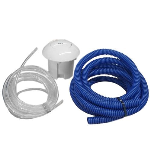 Oli In Wall Pneumatic Push Button White OL0605001