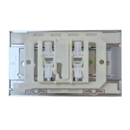 Oli Matt Chrome Slim Flush Plate 659046