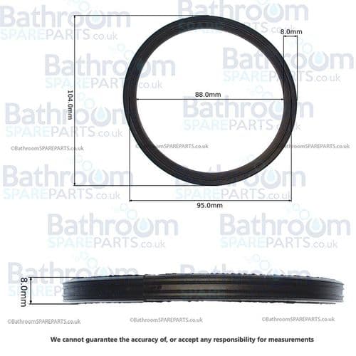 Oli Outlet Bend Ø90 Rubber Seal 036889