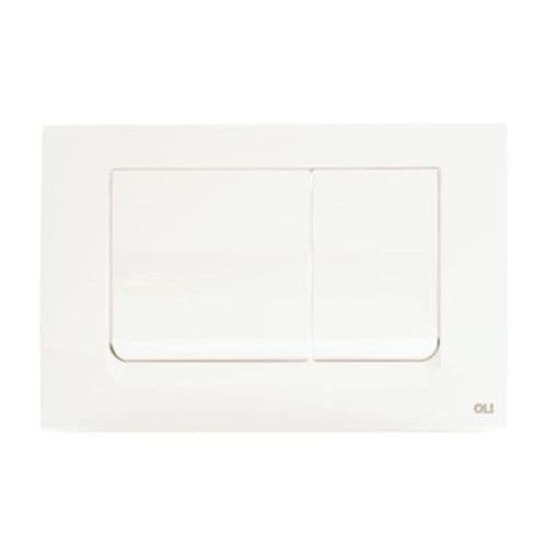 Oli Ria Dual Flush Plate White OL0010230
