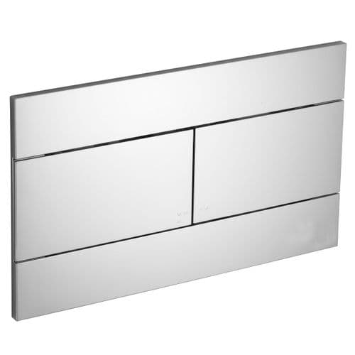 Oli Slim Dual Flush Plate Matt Chrome OL0659044