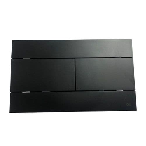 Oli Slim Dual Flush Plate Matte Black Plated OL0659056