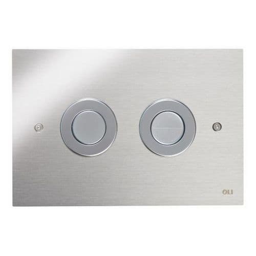OLi Trend Inox Polished Chrome Flush Plate 656504