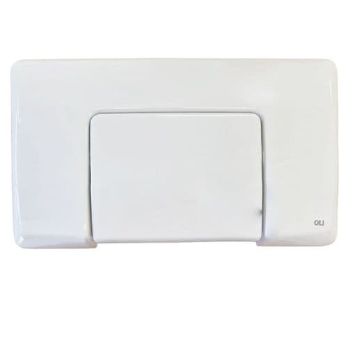 Oli White Flush Plate 050023