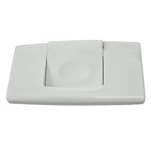 Oli White Single Flush Plate 604231