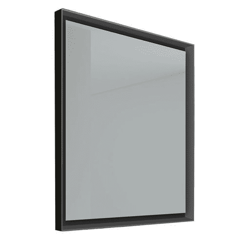 Origins Living Brooklyn Mirror Brushed Black 75cm B008127