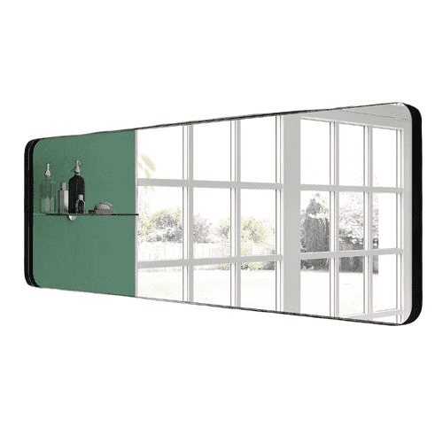 Origins Living City Rectangular Mirror Black 150cm B375615