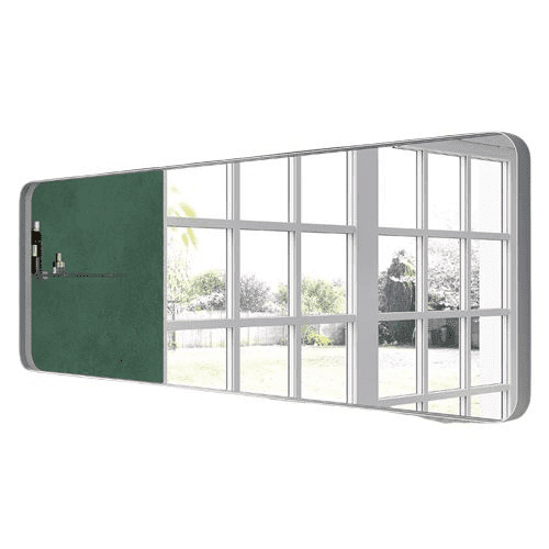 Origins Living City Rectangular Mirror White 150cm B375646