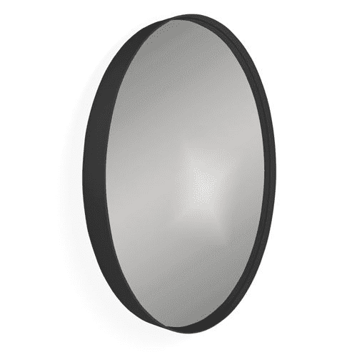 Origins Living City Round Mirror Black 60cm B375622