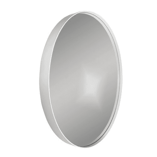 Origins Living City Round Mirror White 60cm B375653
