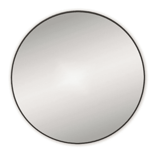 Origins Living Docklands Round Mirror Black 80cm B375547