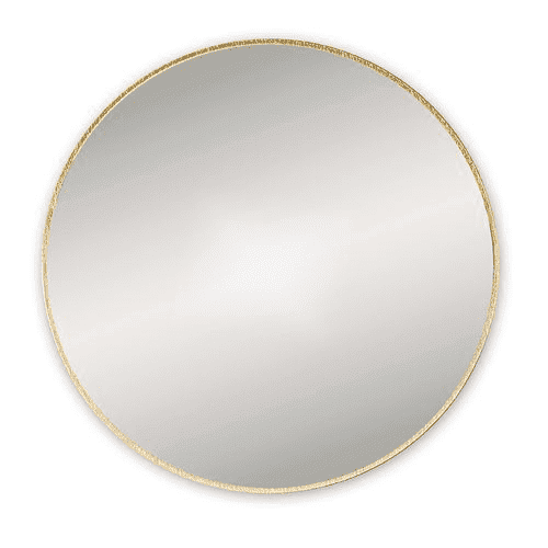 Origins Living Docklands Round Mirror Brushed Brass 80cm B375660