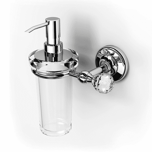 Origins Living Oriental Crystal Soap Dispenser, Chrome MA01DML-C