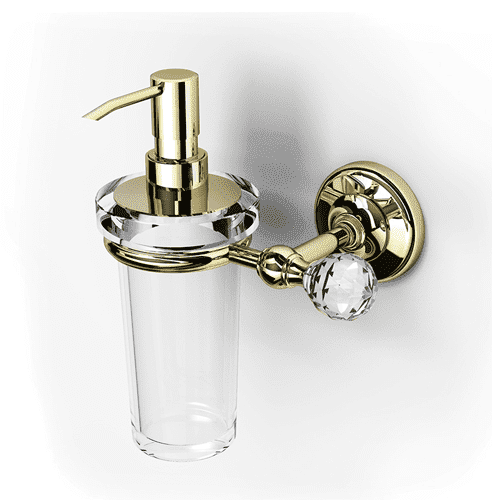 Origins Living Oriental Crystal Soap Dispenser, Gold MA01DML-G