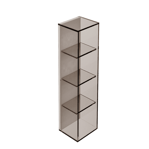 Origins Living Pier Bronze Glass 4 Box Rectangular Shelf - B008493