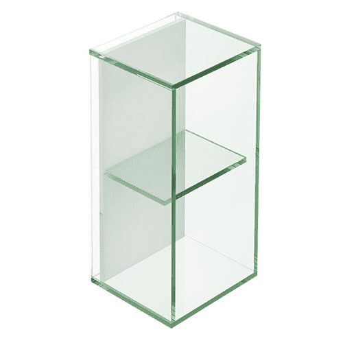 Origins Living Pier Clear Glass 2 Box Rectangular Shelf - B008455