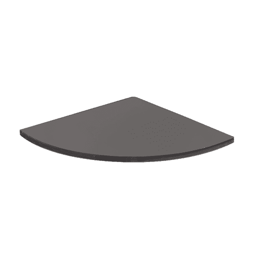 Origins Living Pier Corner Glass Shelf Black - B008714