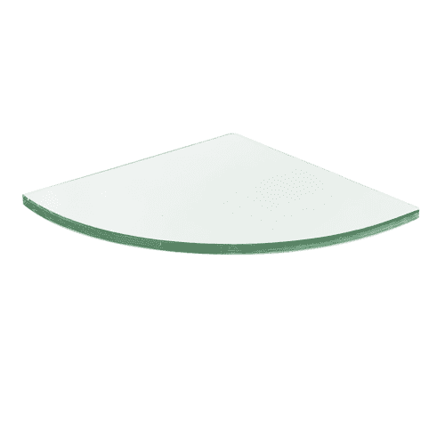 Origins Living Pier Corner Glass Shelf Clear - B008691