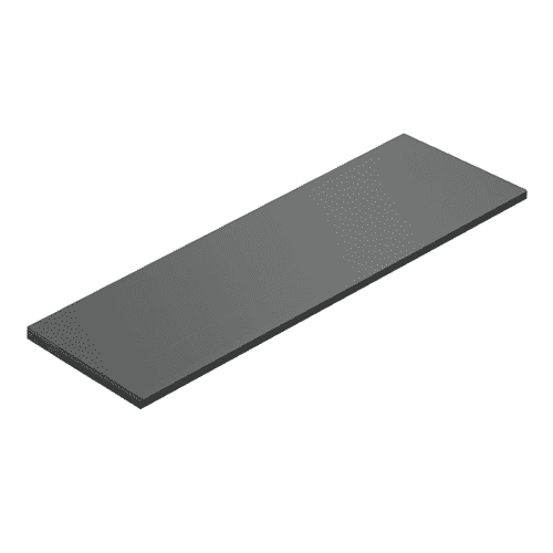 Origins Living Pier Glass Shelf 40cm Black - B008622