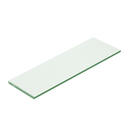 Origins Living Pier Glass Shelf 40cm Clear - B008608
