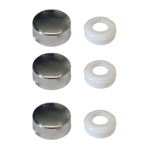 Over Bath Screen Screw Cover Cap & Washer 1-062