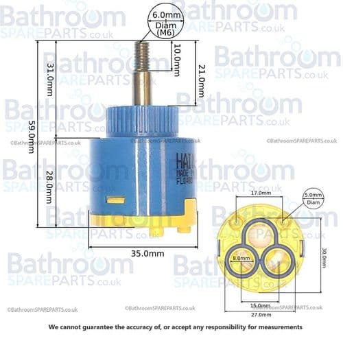 Paini 35mm Single Lever Joystick Cartridge S903713