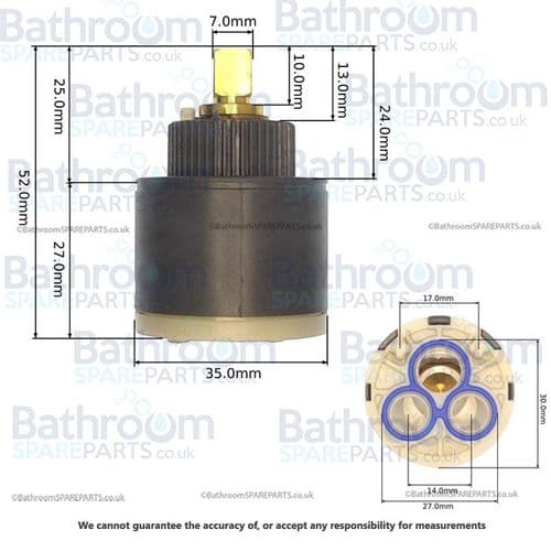 Paini Diverter Cartridge 53CC956DEV35