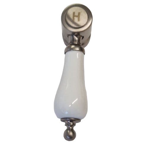 Paini Kelda Hot Handle Brushed Steel RGPW910L1CEH