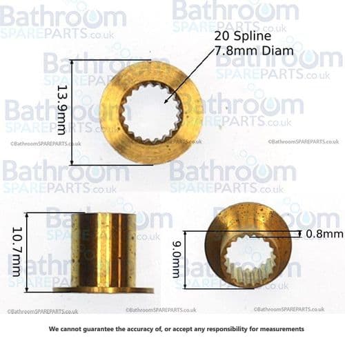 Paini Spline Adapter 89TO9108X20IN