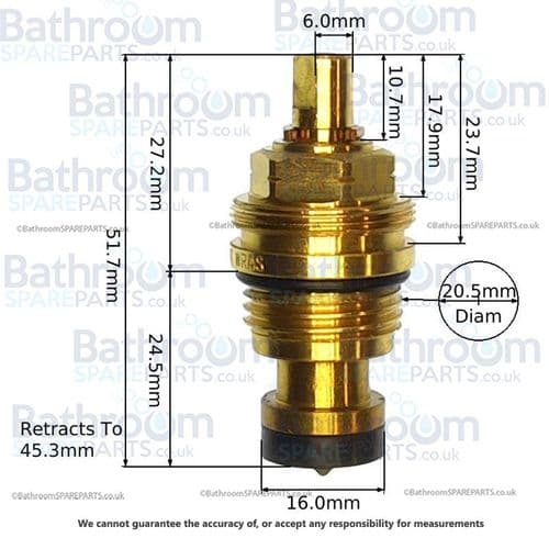 Pegler Applause Basin Tap Valve 811031