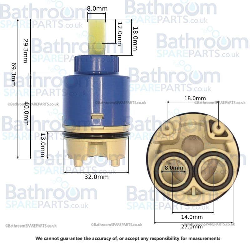 Pegler Signia Mono Basin Mixer Replacement Cartridge 854491