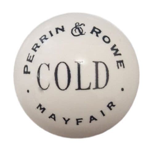 Perrin and Rowe Cermaic Domed Indice 1/2" Cold 9.020501