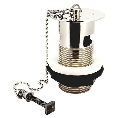 Perrin & Rowe 1 1/4" Nickel Luxury Basin Waste 6701NI