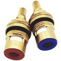 Perrin & Rowe Basin Pair Of  1/4 Turn Valves 9.131479