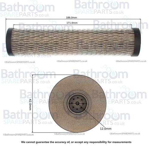 Perrin & Rowe Instant Hot Tap Filter Cartridge Replacement PRF1