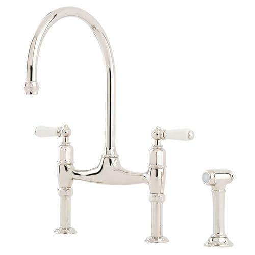 Perrin & Rowe Ionian Deck Mounted Taps With Lever Handles And Rinse 4173 Spare Parts