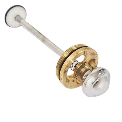 Perrin & Rowe Traditional 4 Hole Bath Mixer Diverter Knob Rod And Seating Chrome 9.01247CP