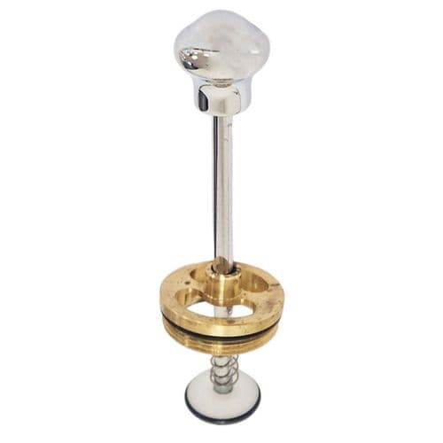 Perrin & Rowe Traditional 4 Hole Bath Mixer Diverter Knob Rod And Seating Chrome 9.01247CP