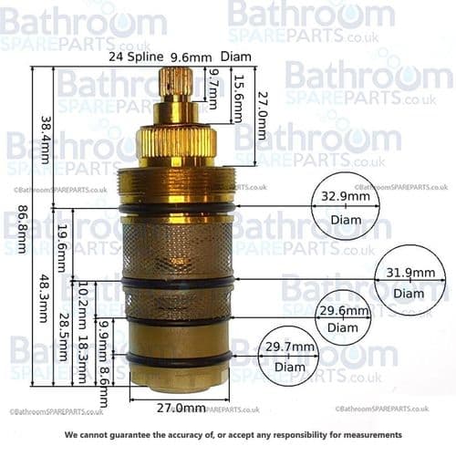Plastic Thermostatic Cartridge EBTHDV690