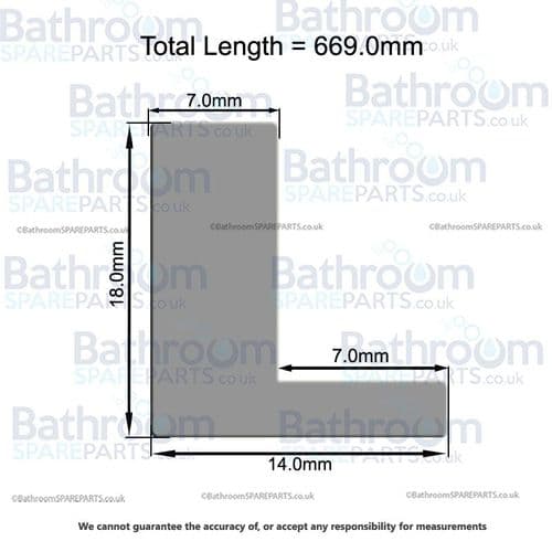 Porcelanosa City 80 Vanity Unit Handle 100234582